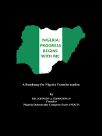 Nigeria: Progress Begins With Me: A Roadmap for Nigeria Transformation