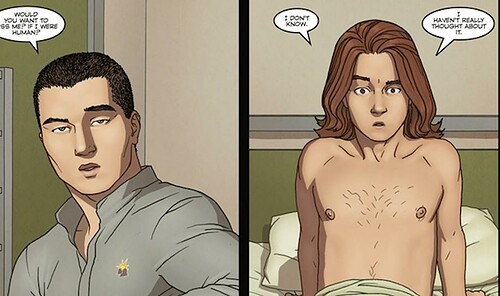 Nudist Family Gay Porn - Lea The Sci-Fi Comic Book That Portrays Gay Romance as Completely Ordinary  en lÃ­nea