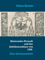 Raimundus Peraudi und der Jubiläumsablass von 1500: Eine Seminararbeit