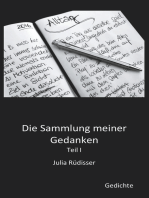 Die Sammlung meiner Gedanken: Teil I