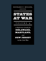 States at War, Volume 4: A Reference Guide for Delaware, Maryland, and New Jersey in the Civil War