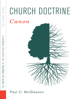 Church Doctrine, Volume 1: Canon