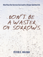 Don’t Be a Waster of Sorrows: Nine Ways Our Sorrows Can Lead to a Deeper Spiritual Life