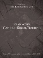 Readings in Catholic Social Teaching: Selected Documents of the Universal Church, 1891–2011