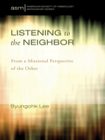 Listening to the Neighbor: From a Missional Perspective of the Other