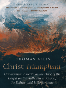 Christ Triumphant by Thomas Allin, Thomas Talbott - Ebook | Scribd