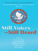 Still Voices—Still Heard: Sermons, Addresses, Letters, and Reports The Presbyterian College, Montreal, 1865–2015