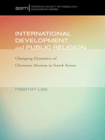 International Development and Public Religion: Changing Dynamics of Christian Mission in South Korea