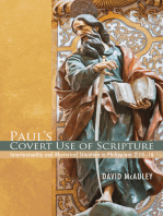 Paul’s Covert Use of Scripture: Intertextuality and Rhetorical Situation in Philippians 2:10–16