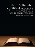 Calvin's Doctrine of Biblical Authority