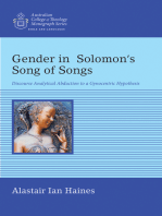 Gender in Solomon’s Song of Songs: Discourse Analytical Abduction to a Gynocentric Hypothesis