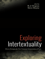 Exploring Intertextuality: Diverse Strategies for New Testament Interpretation of Texts
