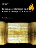 Journal of Biblical and Pneumatological Research: Volume Two, 2010