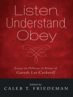 Listen, Understand, Obey: Essays on Hebrews in Honor of Gareth Lee Cockerill