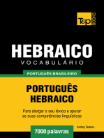 Vocabulário Português Brasileiro-Hebraico: 7000 Palavras