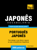 Vocabulário Português Brasileiro-Japonês: 3000 Palavras