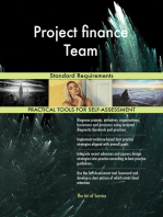 Project finance Team Standard Requirements