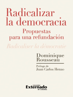 Radicalizar la democracia: propuestas para una refundación