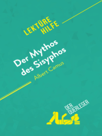 Der Mythos des Sisyphos von Albert Camus (Lektürehilfe): Detaillierte Zusammenfassung, Personenanalyse und Interpretation