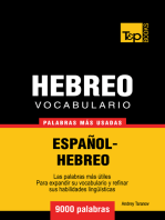 Vocabulario Español-Hebreo: 9000 palabras más usadas