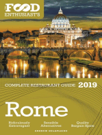 Rome: 2019 - The Food Enthusiast’s Complete Restaurant Guide
