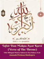 Tafsir Dan Makna Ayat Kursi (Verse of The Throne) Edisi Bilingual Bahasa Indonesia Dan Bahasa Arab