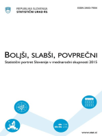 Boljši, slabši, povprečni: Statistični portret Slovenije v mednarodni skupnosti 2015