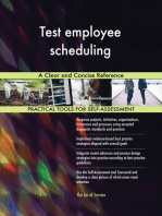 Test employee scheduling A Clear and Concise Reference