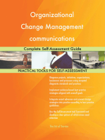 Organizational Change Management communications Complete Self-Assessment Guide