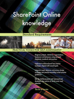 SharePoint Online knowledge Standard Requirements