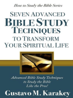 7 Advanced Bible Study Techniques to Transform Your Spiritual Life