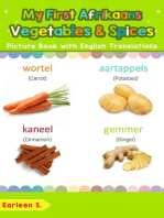 My First Afrikaans Vegetables & Spices Picture Book with English Translations: Teach & Learn Basic Afrikaans words for Children, #4