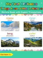 My First Afrikaans Things Around Me in Nature Picture Book with English Translations