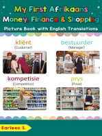 My First Afrikaans Money, Finance & Shopping Picture Book with English Translations