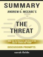 Summary: Andrew G. McCabe's The Threat: How the FBI Protects America in the Age of Terror and Trump