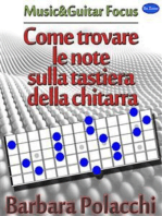 Come trovare le note sulla tastiera della chitarra