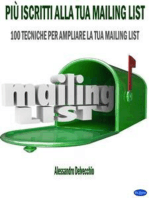 Più Iscritti alla Tua Mailing List