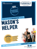 Mason's Helper: Passbooks Study Guide
