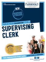 Supervising Clerk: Passbooks Study Guide