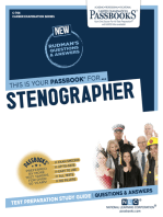 Stenographer: Passbooks Study Guide