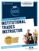 Institutional Trades Instructor: Passbooks Study Guide