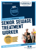 Senior Sewage Treatment Worker: Passbooks Study Guide