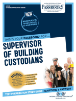 Supervisor of Building Custodians: Passbooks Study Guide