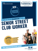 Senior Street Club Worker: Passbooks Study Guide