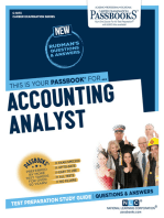 Accounting Analyst: Passbooks Study Guide