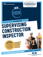 Supervising Construction Inspector: Passbooks Study Guide