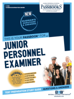 Junior Personnel Examiner: Passbooks Study Guide