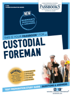 Custodial Foreman: Passbooks Study Guide