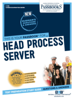 Head Process Server: Passbooks Study Guide