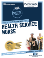 Health Service Nurse: Passbooks Study Guide